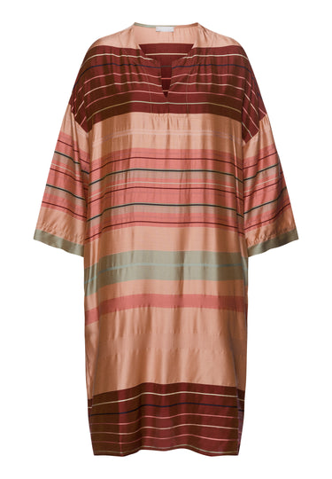 74860 Hannah Caftan - 2166 Earth Tanned Stripe